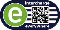 Logo des e-Roaming Projekts "intercharge" des Berliner Joint Ventures Hubject